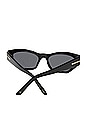 view 2 of 2 Sawtelle Sunglasses in Black & Polarized Grey