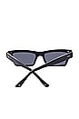 view 2 of 2 Laurel Sunglasses in Black & Polarized Grey