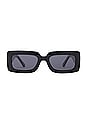 view 1 of 3 Bad Beach Sunglasses in Black & Grey Polarized