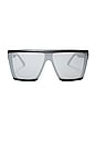 view 1 of 2 GAFAS DE SOL UNLOCKED in Matte Black Grey Mirror Lens Polarized