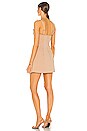 view 4 of 4 Accordion Pleat Mini Dress in Camel