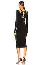 view 3 of 3 Hosiery E Hook Overlay Dress in Black & Navy