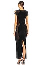 view 3 of 3 Chenille Intarsia Maxi Dress in Black