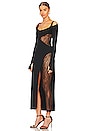 view 3 of 4 Composite Interlock Midi Dress in Black