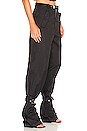view 2 of 4 Belted Blouson Pant in Black