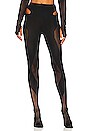 view 2 of 5 Mesh Tight Legging in Black