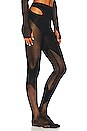 view 3 of 5 Mesh Tight Legging in Black