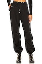 view 1 of 4 Cotton Parachute Pant in Black