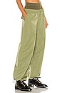 view 2 of 4 PANTALON FORME SURVÊTEMENT NYLON in Washed Olive