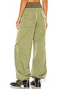 view 3 of 4 PANTALON FORME SURVÊTEMENT NYLON in Washed Olive