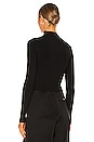 view 3 of 4 Twist Back Top in Black