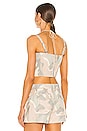view 3 of 4 Ikat Camo Corset in Washed Camo