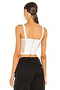 view 3 of 4 Net Lace Suspended Corset Top in Ivory