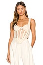 view 1 of 4 Crochet Corset in Bone