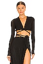 view 1 of 4 Rope Wrap Top in Black