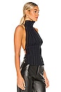 view 2 of 4 Pleat Top in Midnight