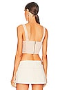 view 3 of 4 Crochet Corset Top in Cream Marle