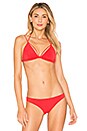 view 1 of 4 HAUT DE MAILLOT DE BAIN FINE LINE in Red