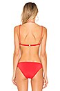 view 3 of 4 HAUT DE MAILLOT DE BAIN FINE LINE in Red
