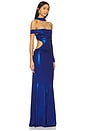 view 2 of 4 Moonlight Off-shoulder Gown in Metallic Blue