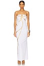 view 1 of 4 Healing Of Broken Heart Dress in White & Gold