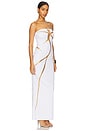 view 2 of 4 Healing Of Broken Heart Dress in White & Gold