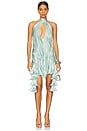 view 1 of 3 Spring Awakening Mini Draped Dress in Mint Blue
