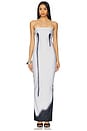 view 1 of 3 Wet Drip Dress in Grey