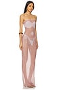 view 2 of 3 Tan Lines Mesh Dress in Medium Nude