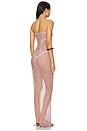 view 3 of 3 Tan Lines Mesh Dress in Medium Nude