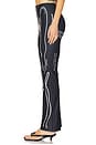 view 3 of 6 Venus Shell Lycra Trousers in Black With White Print