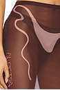 view 6 of 6 Tan Lines Mesh Mini Skirt in Dark Nude