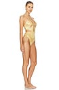 view 2 of 4 Temptress Swimsuit in Gold