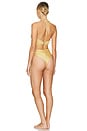 view 3 of 4 Temptress Swimsuit in Gold