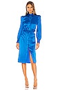 view 1 of 4 Shirt Dress With Belt in Azure Blue