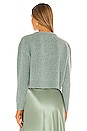 view 3 of 4 Cropped Rib Sweater in Jade