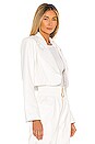 view 2 of 4 x REVOLVE Faux Leather Cropped Blazer in White