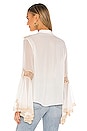 view 3 of 4 BLUSA in Ivory & Tea