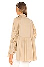 view 4 of 5 BLUSA RUCHED in Khaki