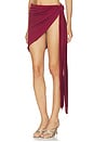 view 3 of 6 Sesh Mini Skirt in Ruby Red