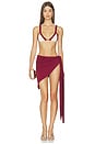 view 5 of 6 Sesh Mini Skirt in Ruby Red
