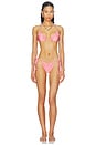 view 4 of 5 Inika Bikini Bottom in Cotton Candy