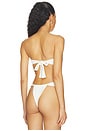 view 4 of 4 HAUT DE MAILLOT DE BAIN FORME BANDEAU ABIGAELLE in Pearly White