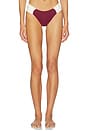 view 1 of 4 BAS DE MAILLOT DE BAIN ECLAT in Ruby Red & Ivory Apricot
