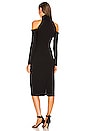 view 3 of 3 X REVOLVE Cold Shoulder Midi Dress in Black