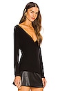 view 2 of 4 X REVOLVE Wrap Top in Black