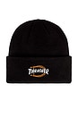 view 1 of 2 x Thrasher Beanie in Black