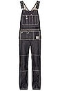 view 1 of 4 100 Denim Bib Overall in Indigo Blue