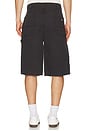 view 3 of 6 SHORTS ESTILO CARPINTERO WORN IN in Black