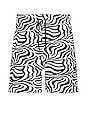 view 1 of 3 Printed Shorts in Black & White